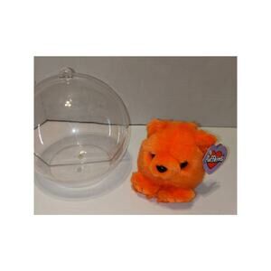 Vintage 1997 Puffkins Mango the Orange Bear Beanie Plush Toy Tags Case Swibco